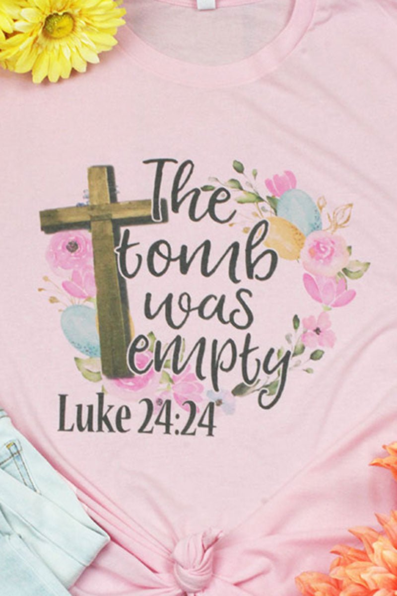 The Tomb Was Empty Tri-Blend Short Sleeve Tee - Wholesale Accessory Market