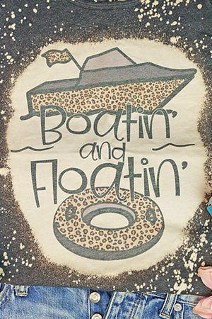 Bleached Boatin & Floatin Unisex Jersey Tank - Wholesale Accessory Market