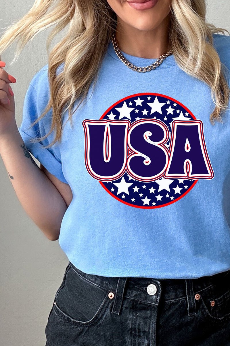 Circle USA Short Sleeve Relaxed Fit T-Shirt - Wholesale Accessory Market