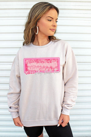 Girls Play Ball, Too Unisex NuBlend Crew Sweatshirt - Wholesale Accessory Market