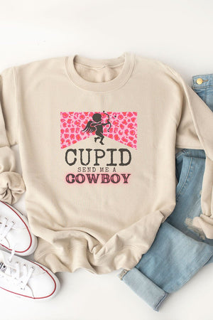 Send Me A Cowboy Cupid Unisex NuBlend Crew Sweatshirt - Wholesale Accessory Market