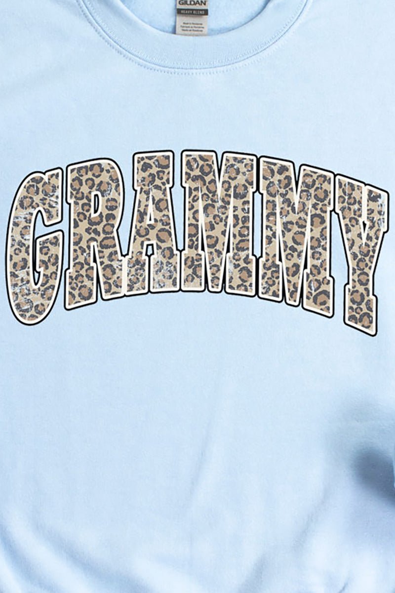 Arched Grammy Leopard Unisex NuBlend Crew Sweatshirt - Wholesale Accessory Market