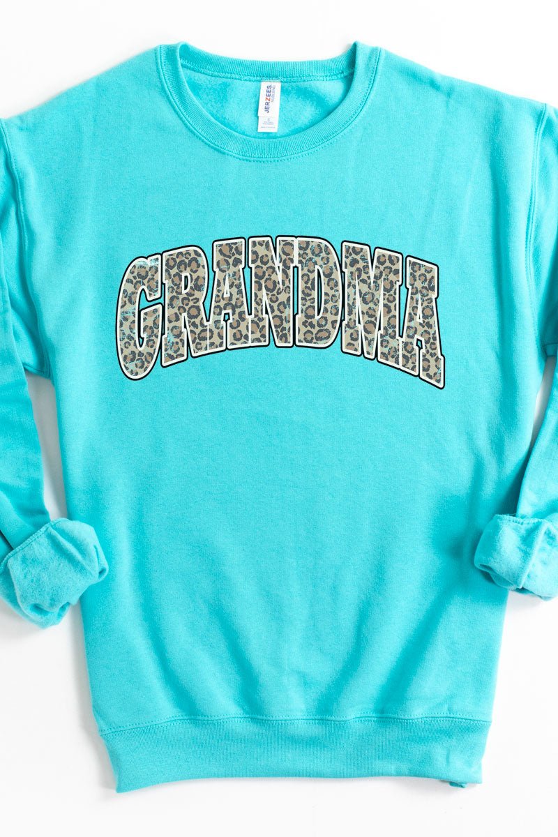 Arched Grandma Leopard Unisex NuBlend Crew Sweatshirt - Wholesale Accessory Market