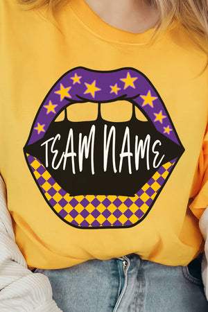 Loud Mouth Football Purple And Gold DryBlend Adult T-Shirt - Wholesale Accessory Market