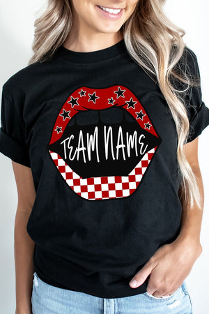 Loud Mouth Football Red And White DryBlend Adult T-Shirt - Wholesale Accessory Market