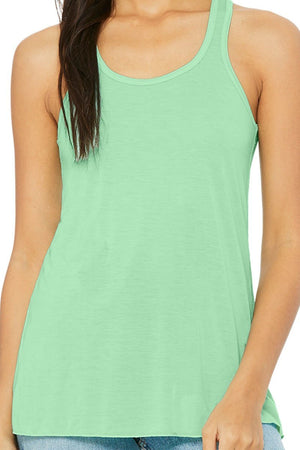 Summer Vibes Tie Dye Flowy Racerback Tank - Wholesale Accessory Market