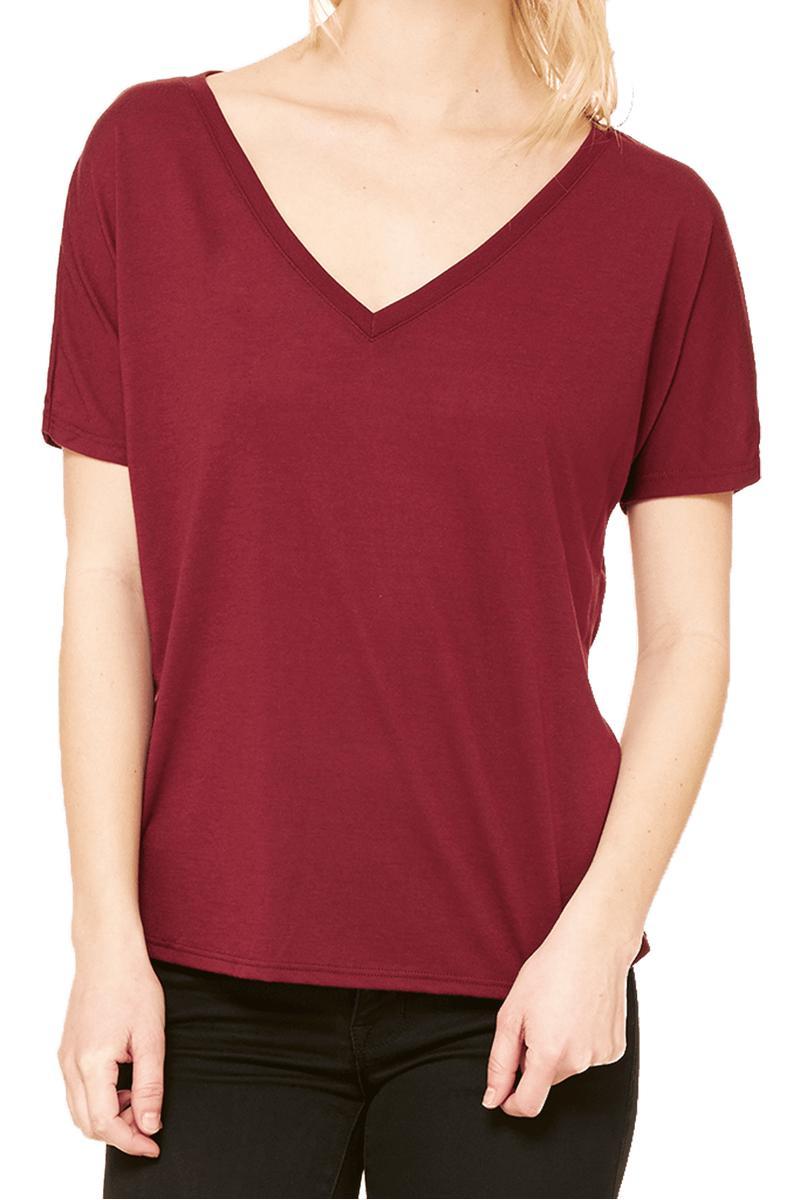 Bella+Canvas Women's Slouchy V-Neck Tee *Choose Your Color - Wholesale Accessory Market