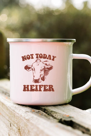 Not Today Heifer Campfire Mug - Wholesale Accessory Market