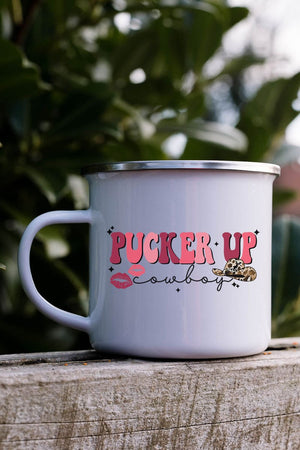 Pucker Up Cowboy Campfire Mug - Wholesale Accessory Market