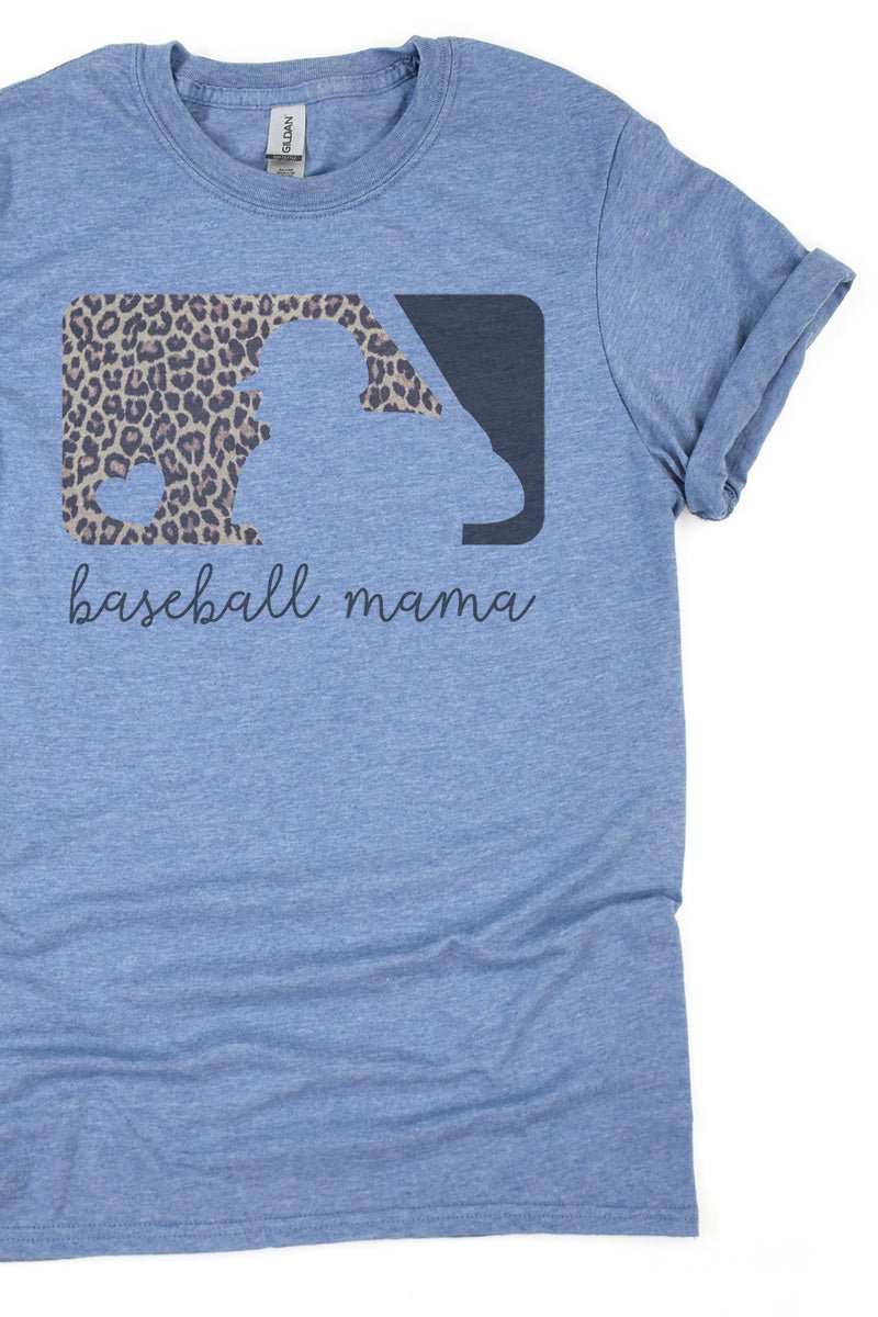 Cheetah Baseball Mama Softstyle Adult T-Shirt - Wholesale Accessory Market