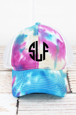 Pastel Lido Tie-Dyed Trucker Cap - Wholesale Accessory Market