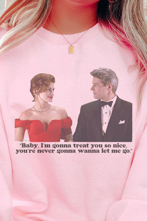 Pretty Woman Ecosmart Crewneck Sweatshirt - Wholesale Accessory Market