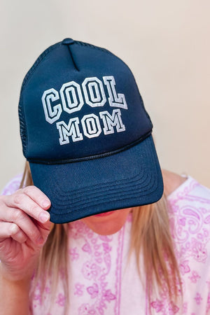 Cool Mom Puff Vinyl Foam Mesh Back Trucker Cap - Wholesale Accessory Market