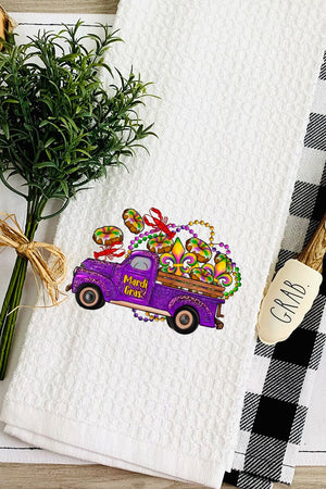 King Cake Truck Waffle Kitchen Towel - Wholesale Accessory Market