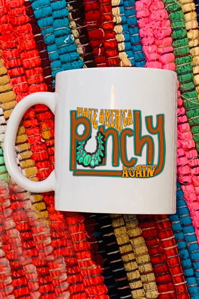 SALE! Make America Punchy Again White Mug - Wholesale Accessory Market