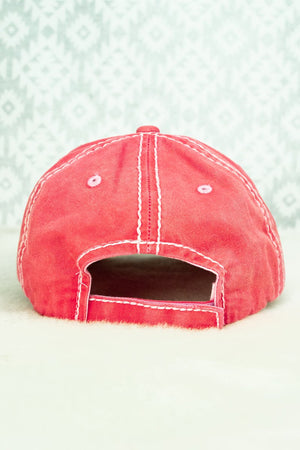 Distressed Salmon 'Pawfect Mom' Cap - Wholesale Accessory Market