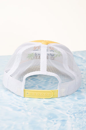 Sunshine Yellow 'Sun Salt Sand' Mesh Cap - Wholesale Accessory Market
