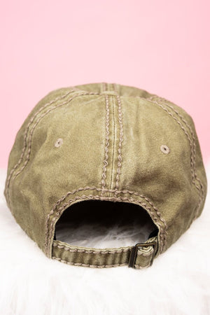 Khaki 'Dog Mom' Cap - Wholesale Accessory Market