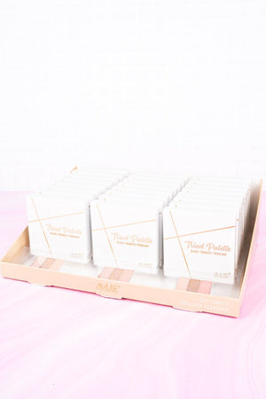 Amuse Blush Bronzer Highlight Triad Palette 24 Piece Display - Wholesale Accessory Market