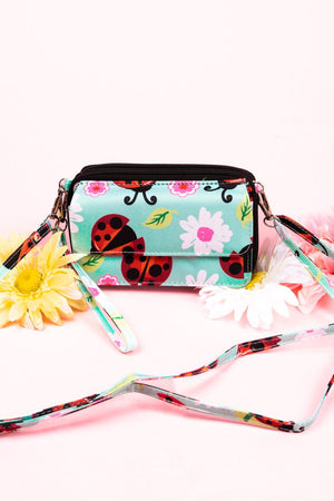 NGIL Ladybug Luck Crossbody Organizer Clutch - Wholesale Accessory Market