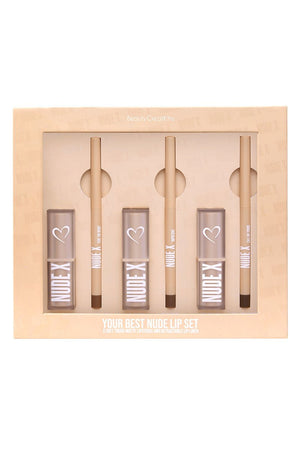 Beauty Creations Your Best Nude Lip Set - Wholesale Accessory Market
