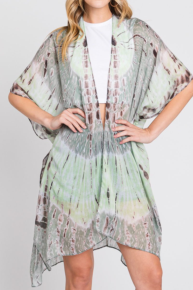 Balmy Breeze Green Kimono - Wholesale Accessory Market