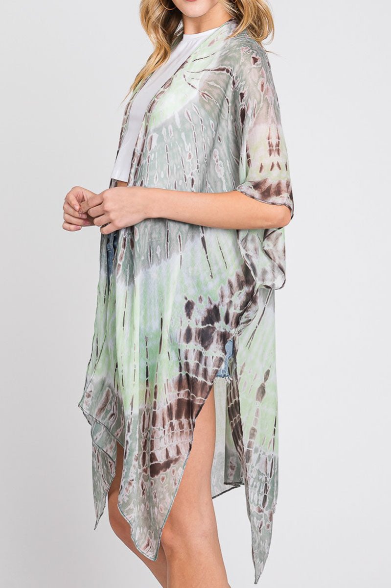 Balmy Breeze Green Kimono - Wholesale Accessory Market