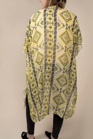 25% OFF! Sahara Sands Lemon Kimono - Wholesale Accessory Market