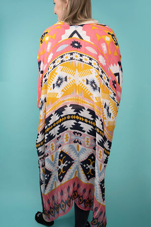 Laguna Vista Dusty Pink Kimono - Wholesale Accessory Market
