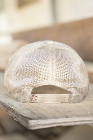 Glam Check Cream Mesh Cap - Wholesale Accessory Market