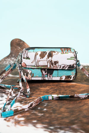 NGIL Have You Herd Crossbody Organizer Clutch - Wholesale Accessory Market