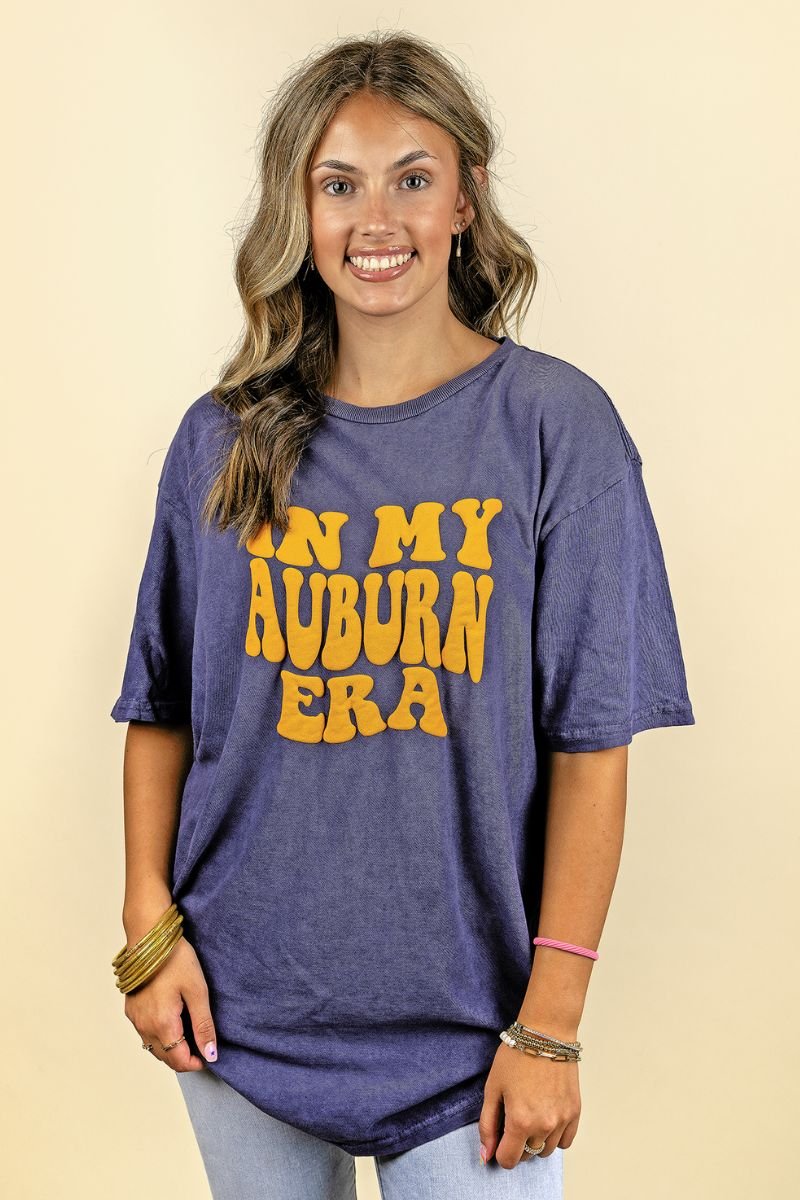 In My Auburn Era Puff Vinyl Vintage T-Shirt - Wholesale Accessory Market
