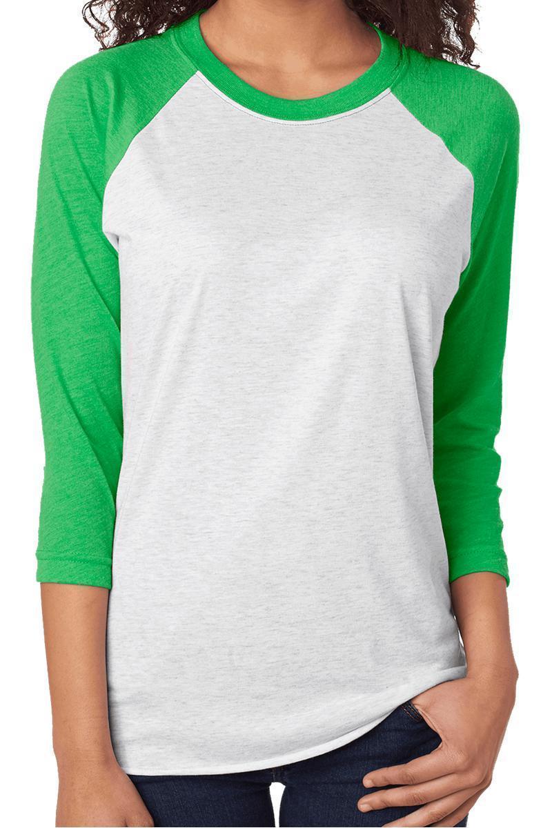 Camping Friends Dear Santa Tri - Blend Unisex 3/4 Raglan - Wholesale Accessory Market