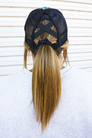 Blue Marble Falls Mesh Ponytail Cap - Wholesale Accessory Market