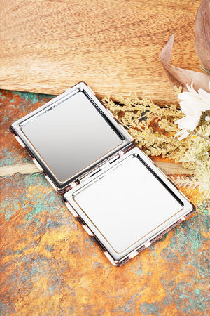 Seize The Moo-Ment Square Compact Mirror - Wholesale Accessory Market
