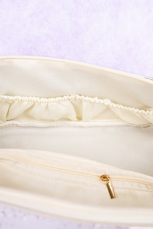 Amethyst Fleck Jetsetter Expandable Makeup Bag - Wholesale Accessory Market