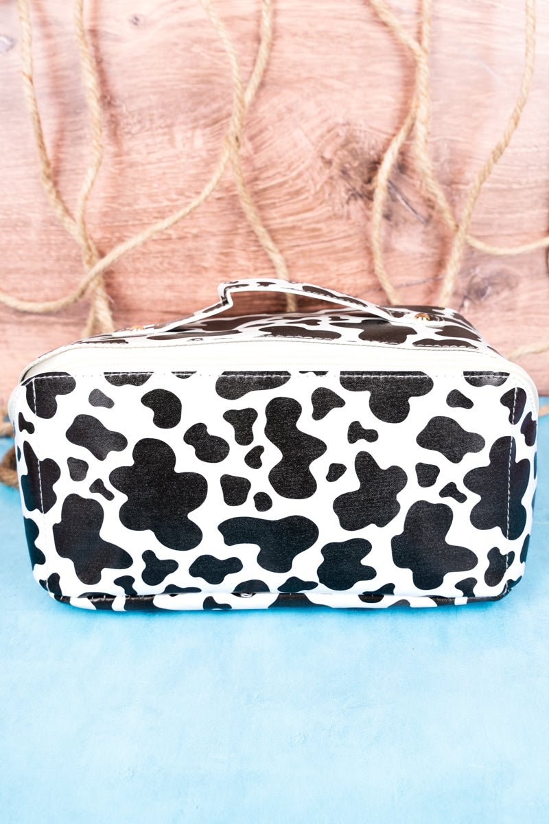 Cassie Cow Jetsetter Expandable Makeup Bag - Wholesale Accessory Market