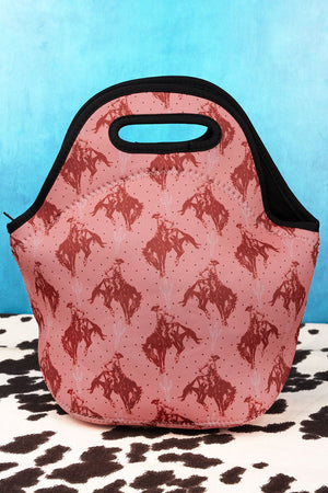Rodeo Rose Neoprene Lunch Tote - Wholesale Accessory Market