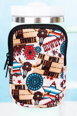 Cowboy Star Tumbler Pouch - Wholesale Accessory Market