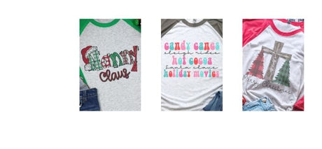 Christmas Raglans - Wholesale Accessory Market