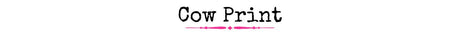 Cow Print - Wholesale Accessory Market
