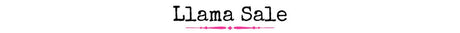 Llama Sale - Wholesale Accessory Market