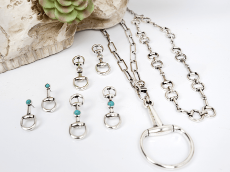 NEW Fashion Jewelry - Silver plated jewelry on a white background