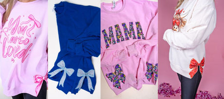 Side Bow Sweatshirts - Wholesale Accessory Market