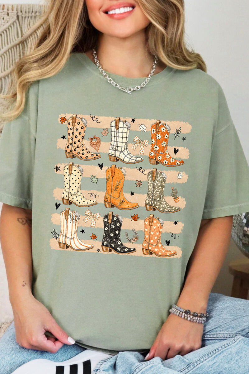 Kickin’ Up Autumn Comfort Colors Adult Ring-Spun Cotton Tee