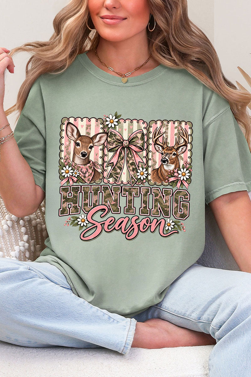 Camo & Bows Hunting Season Comfort Colors Adult Ring-Spun Cotton Tee