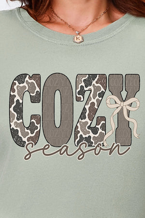 Camo Cozy Season Comfort Colors Adult Ring-Spun Cotton Tee