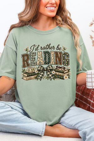 Cozy Reading Nook Comfort Colors Adult Ring-Spun Cotton Tee