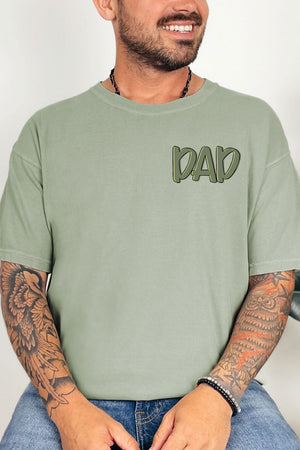 Dad Things Front & Back Comfort Colors Adult Ring-Spun Cotton Tee