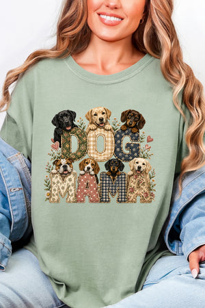 Puppy Patch Dog Mama Comfort Colors Adult Ring-Spun Cotton Tee